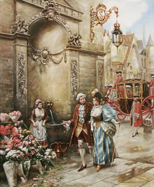 楽天市場】＊ レッサー・ユリィ「夜の街の風景」キャンバス地に