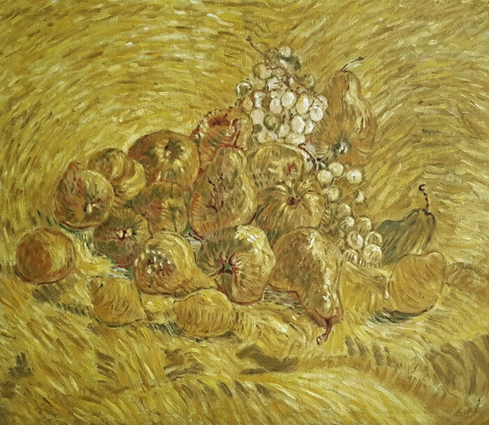 フィンセント・ファン・ゴッホ 油彩画　サン＝レミの療養院の庭　ミニ複製画 ゴッホ「サン=レミの療養院の庭」 [107730733]のアート作品 - アフロ