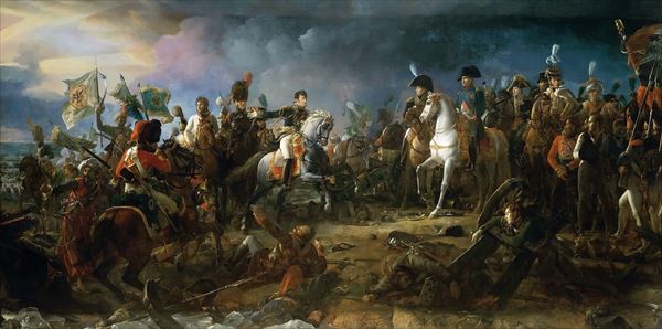油絵 フランソワ・ジェラールの名作_アウステルリッツの戦い MA3002|絵画制作専門ユーラシアアート