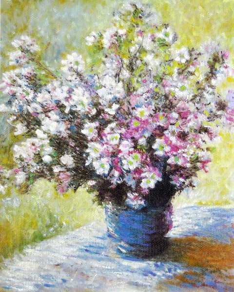 楽天市場】油絵 窓辺の花瓶の花 MA1717 : 絵画制作専門