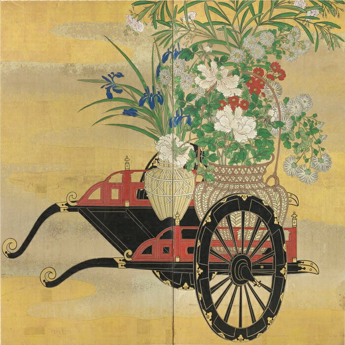 漆絵　花車 7　nh343