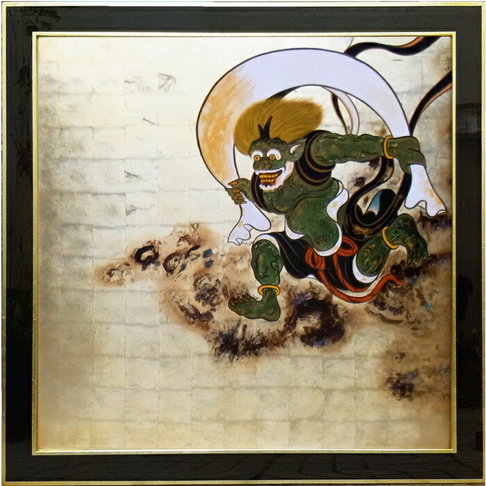 【絵画】俵屋宗達「風神図」「雷神図」2点セット 絵画】俵屋宗達「風神図」「雷神図」2点セット