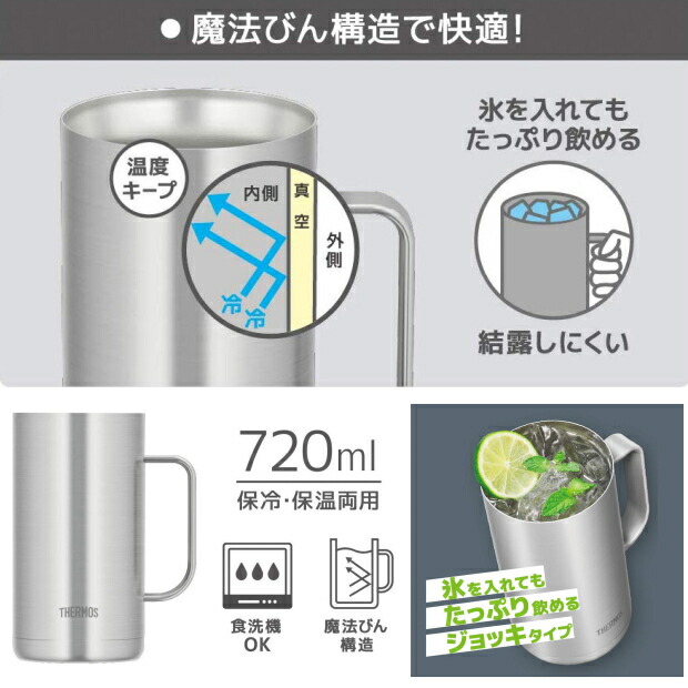 名入れ サーモス Thermos 空洞断熱 ステンレスジョッキ Jdk 7 はなはだしい容積7ml 乃父の日取り付届け ビール 焼酎 気違い水 食器 卒業祭 おとなの日 生れ日現在 ご新造 男性 30チャージ 40代 60代 還暦祝い 退任祝い 転勤 お法 プロモーション祝い 古希 喜寿 傘寿