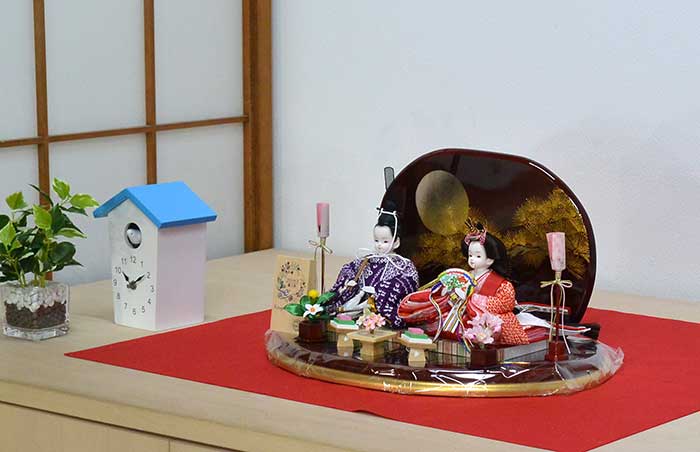 愛くるしげ雛人形【姫御前雛人形】パウダーコンパクトな雛人形仕掛ける 彩桜雛（さいおうびな） （33-1401） おもちゃ-日本人形・フランス人形-その他