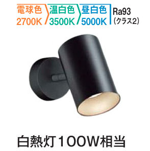 大光電機 スポットライト DSL5713FBG ３色温度切替調光 白熱灯100W相当 屋内用 工事必要｜アート・ライティング