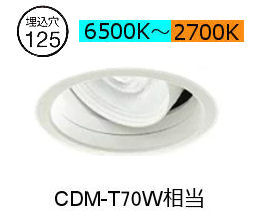 大光電機 調光調色タイプユニバーサルダウンライト LZD9056FWW4 工事必要