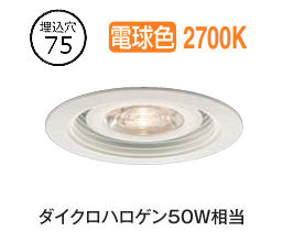 大光電機 ダウンライト M型 DDL3965YWG 工事必要
