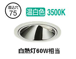 大光電機 屋内･露天兼用グレアレスウォッシャーダウン DDL-6302AWG φ75 高温発光灯60W好いかげんに 温白いこと 調光