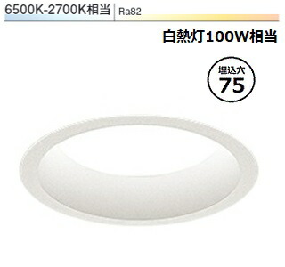 遠藤照明 ダウンライト EFD8705W 無線調光 調光調色 工事必要｜アート・ライティング