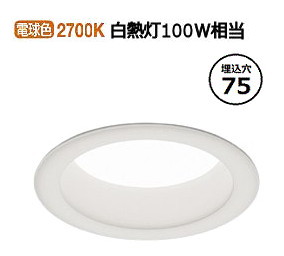 遠藤照明 ダウンライト ERD9486W 工事必要