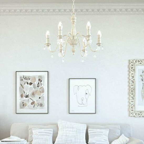 楽天市場】AA42137L LEDシャンデリア ※セード別売 (〜4.5畳) LED（電球