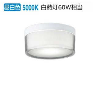 コイズミ照明 薄型軒下シーリング AU54102 浴室灯 工事必要 昼白色