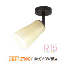 ※メーカー欠品中※オーデリック 直付用スポットライト 屋内用 OS256163LR 工事必要