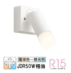 オーデリック 直付用スポットライト 屋内用 Bluetooth 調光・調色 OS256659BR 工事必要
