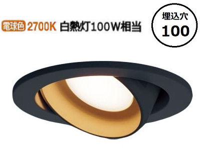 パナソニック ユニバーサルダウンライト １００形好いかげんに 白熱電球色  LGD3403LLB1 工事止むを得ず