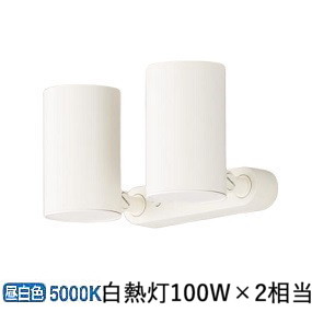 パナソニック スポットライト 屋内用 １００形Ｘ２相当　昼白 LGS3300NLE1 工事必要