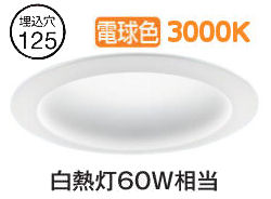 パナソニック ダウンライト XNN0651PLLE9 (NLN22523+NNK06010NLE9) 拡散 電球色 Φ125 白熱電球60形相当 工事必要