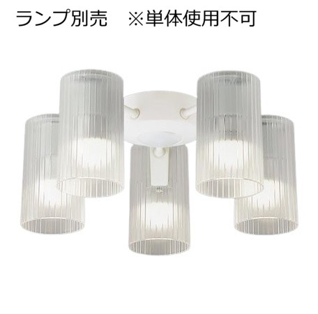 パナソニック シャンデリア 60形×5 電球色 (単体使用不可) SPL5512F 工事必要【北海道･東北･九州送料別途】 49,500円