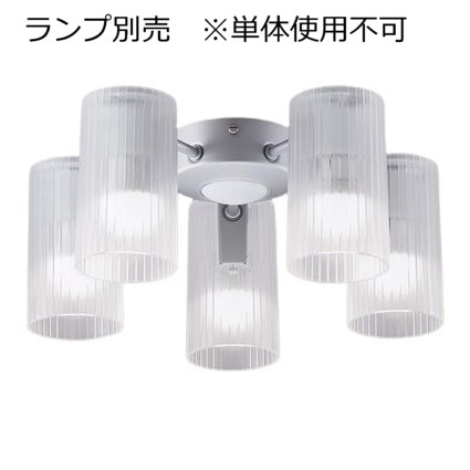パナソニック シャンデリア 60形×5 電球色 (単体使用不可) SPL5513F 工事必要【北海道･東北･九州送料別途】