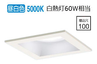パナソニック ダウンライト XAD1133NCE1(LGD9103+LLD2020MNCE1) 工事必要