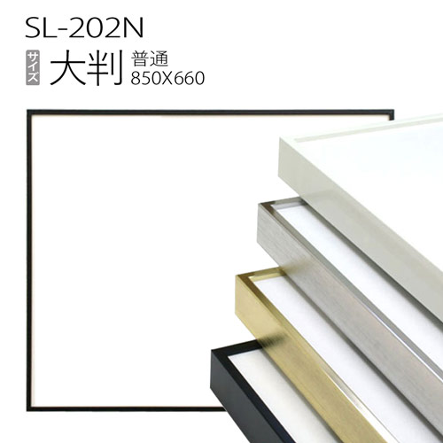 デッサン額縁：SL-202N 大判(850X660mm) アルミ製