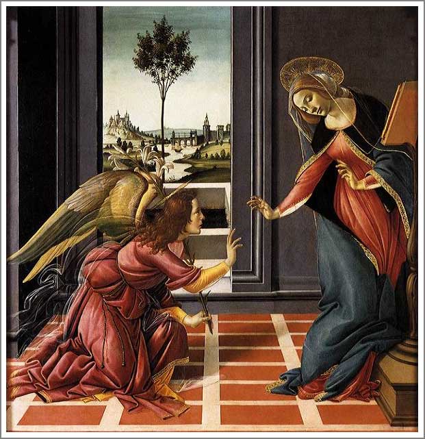 楽天市場】手描き 油絵 複製画 サンドロ・ボッティチェリ「春