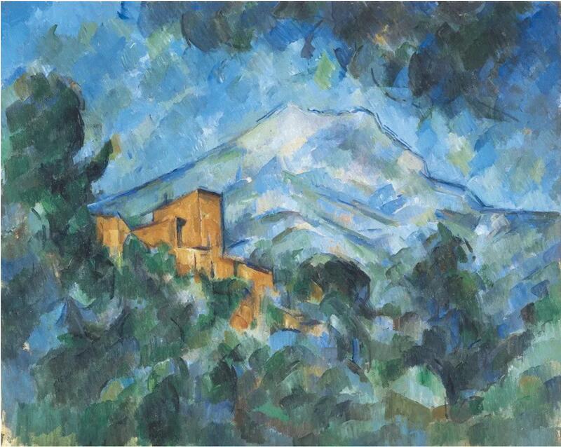 楽天市場】有名 絵画 有名絵画 額入りアート セザンヌ 「 サントヴィク