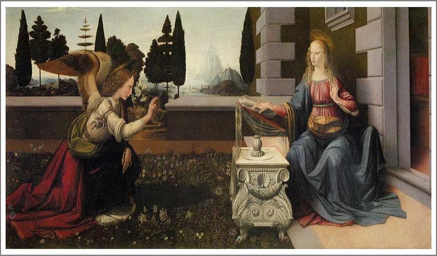 楽天市場】手描き 油絵 模写 複製画 レオナルド・ダ・ヴィンチ「受胎