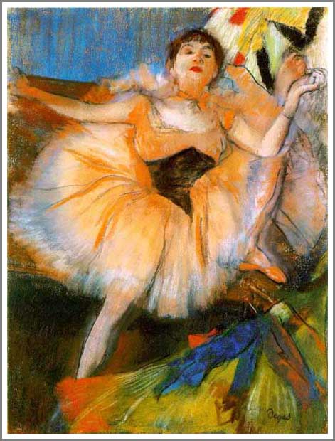 楽天市場】絵画 世界の名画 舞台の踊り子 エドガー・ドガ 額入り