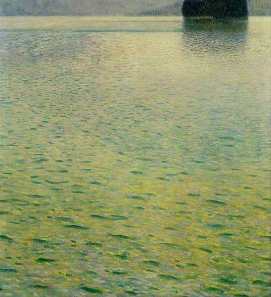 楽天市場】絵画 世界の名画 アッター湖畔のウンターアッハの教会