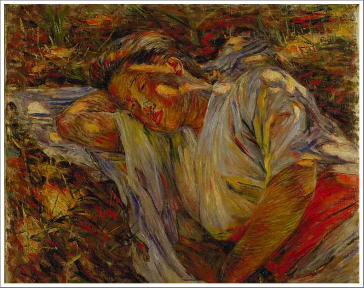 楽天市場】油絵 黒田清輝の名作_針仕事 ma1277 : 絵画制作専門