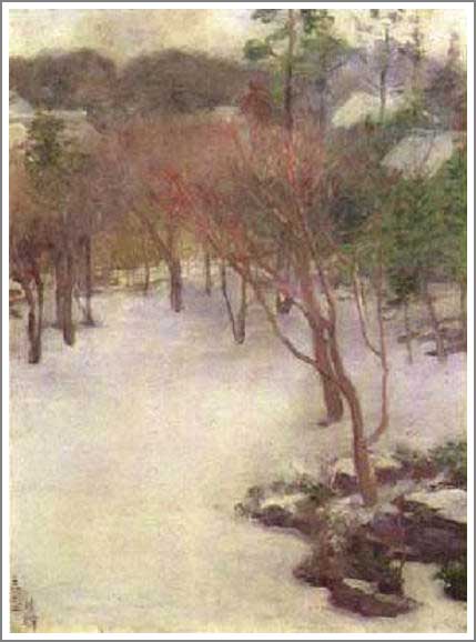 楽天市場】特価油絵 黒田清輝の名作「湖畔」 MA425 : 絵画制作専門