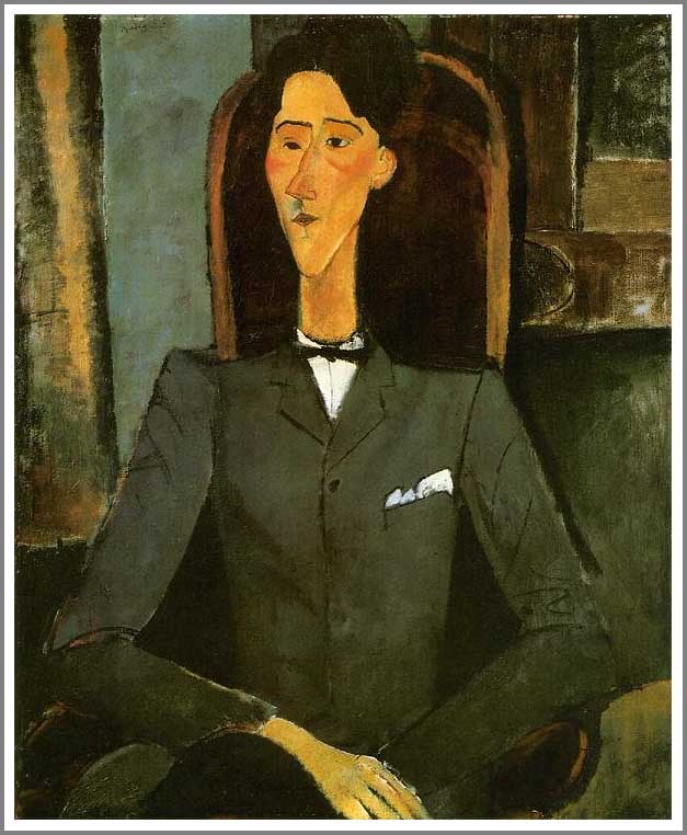 Modigliani【少女の肖像】肉筆油彩画　模写 Modigliani【少女の肖像】肉筆油彩画 模写