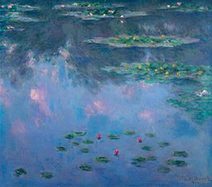 複製画 送料無料 絵画 油彩画 油絵 模写クロード・モネ「睡蓮