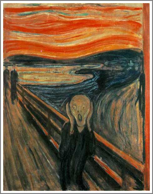 ムンクMunch [ 慰め ]1894年作/ 厚紙に色鉛筆( 複製画 ) /額装 楽天市場】ムンク 「叫び」 F8号（額外寸61x50cm） 高精彩工芸