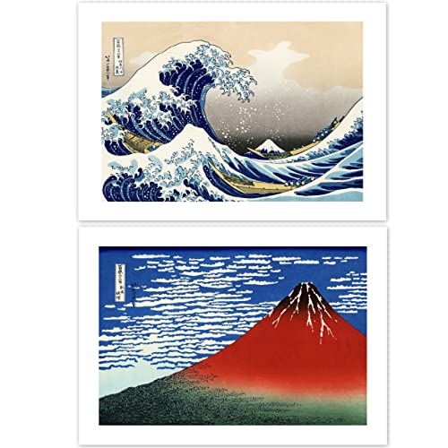 葛飾北斎画、富嶽三十六景、全四十六図完全揃 葛飾北斎の「富嶽三十六景」画集（A4ポスター用）全46作品収録