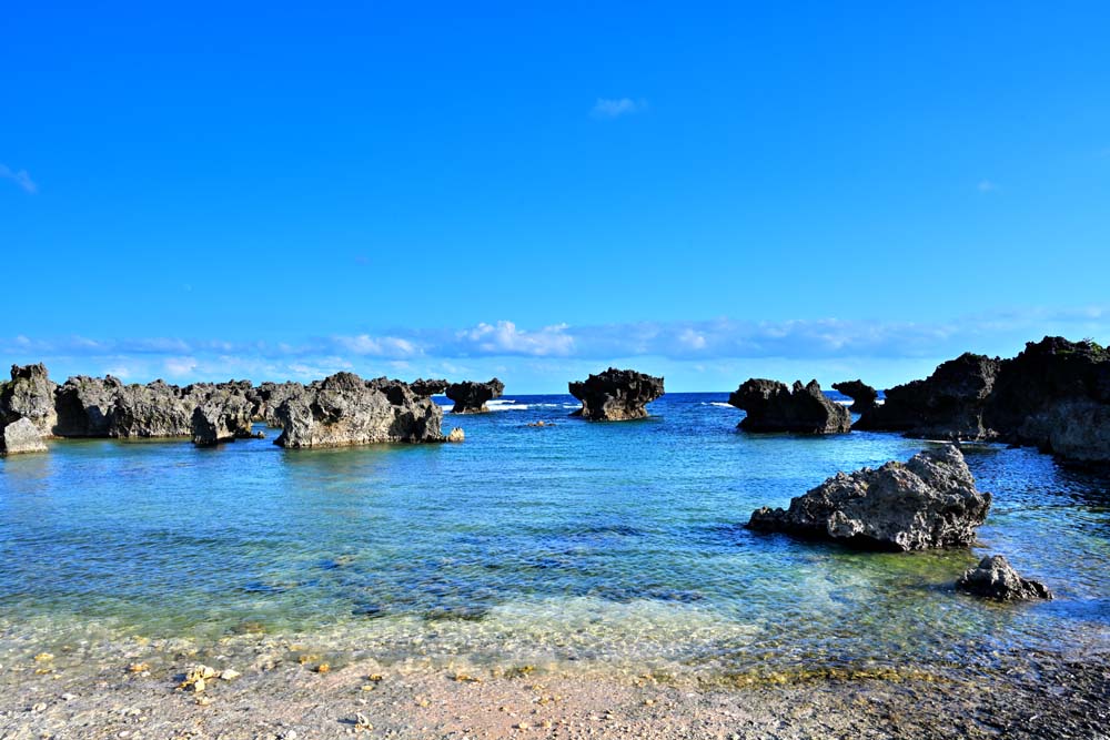 風景写真ポスター 沖永良部島 アートパネル ウジジ浜06 風景写真ポスター 沖永良部島