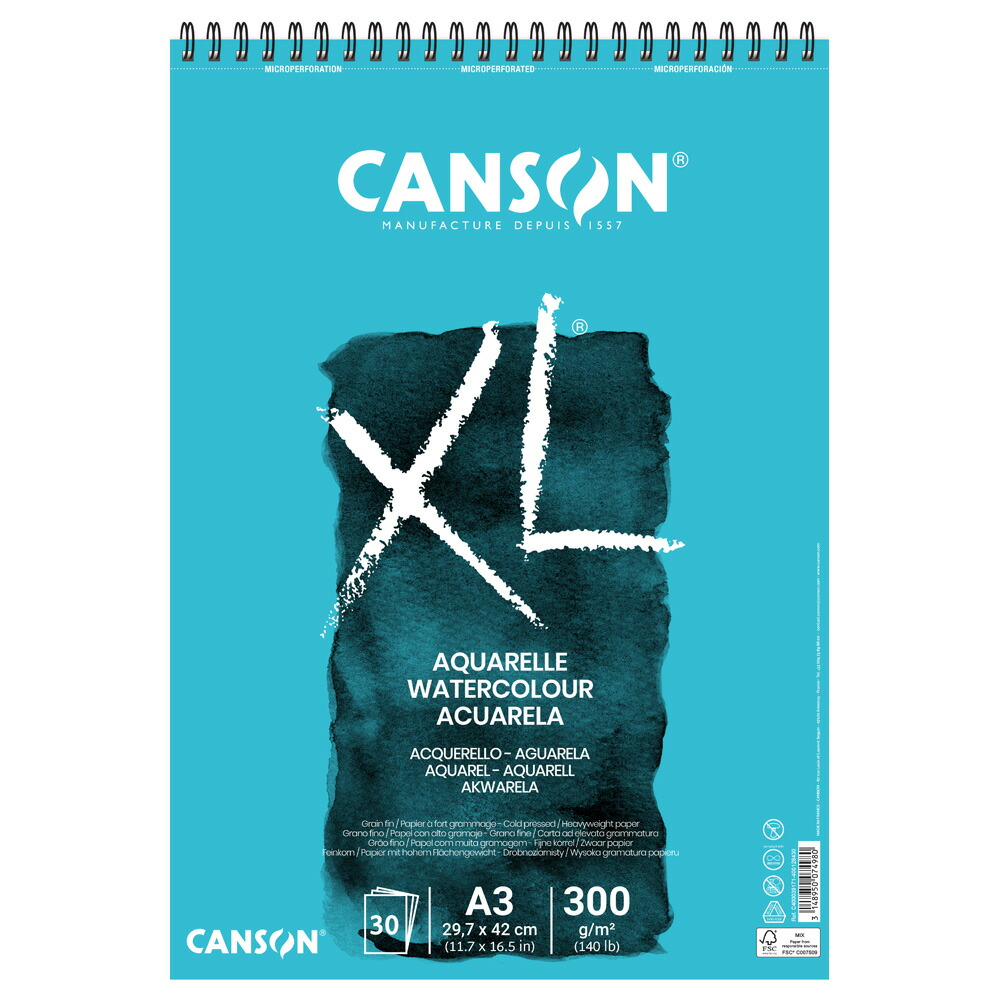 楽天市場】【公式】 スケッチブック XL アクアレル A4 039-170