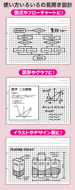 楽天市場 マルマン 書きやすいルーズリーフ ワイド A3 30穴 筆記用紙80g M2 5mm方眼罫 15枚 L1197 Dm便 ネコポス1点まで 2点以上のご注文は宅配便 マルマン公式オンラインショップ