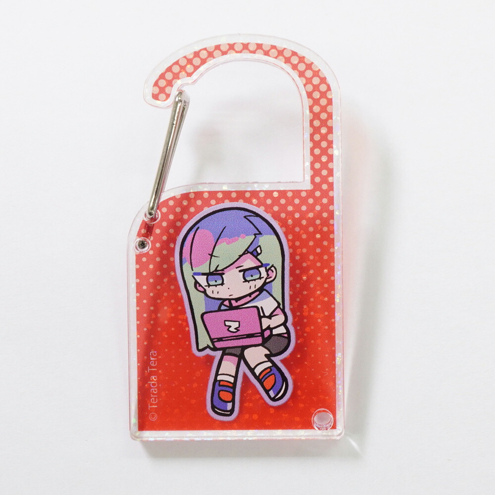 108 非売品　寺田てら　Terada Tera's World ステッカー　鏡 lt-0012-2.jpg