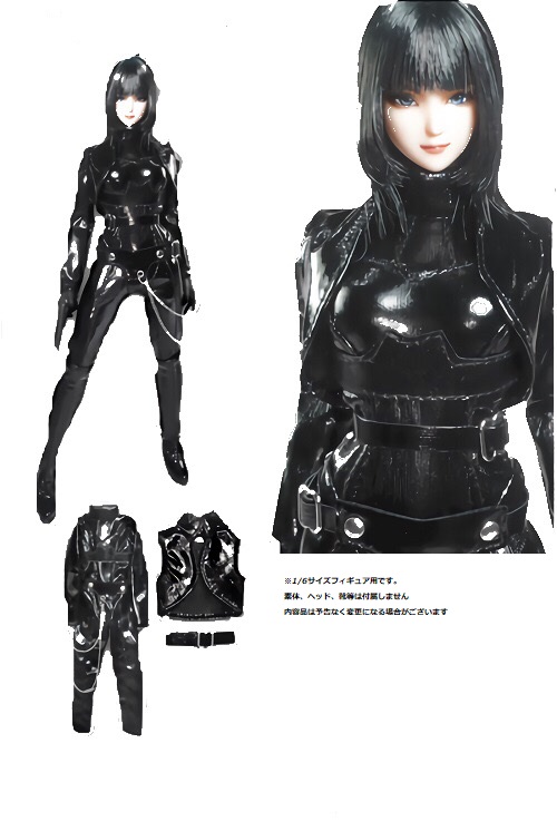 楽天市場 ドールズフィギュア Cc 61d 1 6フィギュア用衣装 ボンデージキャットスーツ 黒 Dollsfigure Cc61d Artcreator Bm ドール衣装と素体