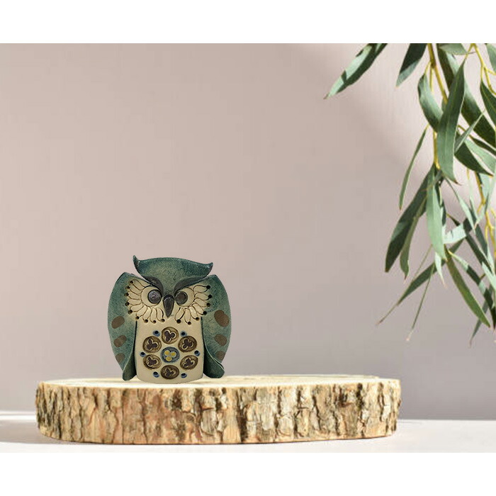 楽天市場】ベネチアングラス フクロウ 置物 イタリア製 ムラーノ島