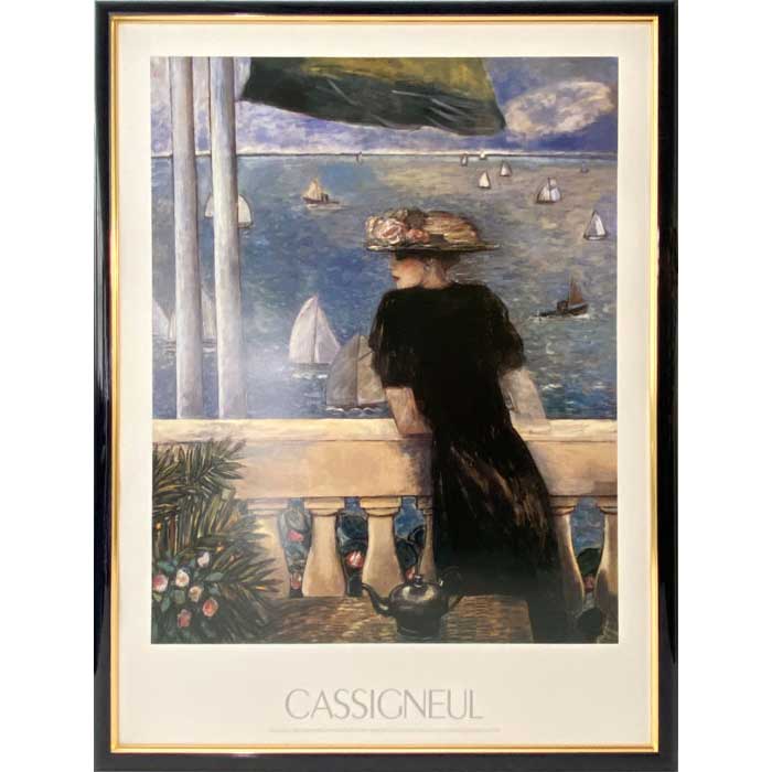 カシニョール（Cassigneul）、あじさいの咲く海岸、希少な画集より 51gDh3026VL._UF894,1000_QL80_.jpg
