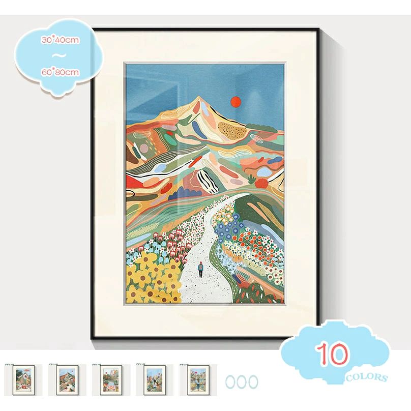 アートパネル 山のポスター ボード絵画 花 インテリア 玄関装飾絵画 壁掛け 玄関絵画 風水絵画 完成品 雰囲気転換 背景 多機能 風景画 太陽 アート ポスター キャンバスアート 事務所 開業祝い 山湖 飾り絵 フレーム shopcp
