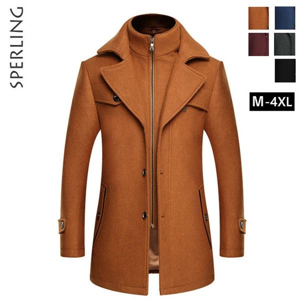 楽天市場】ショップコート ロングコート メンズ 麻素材 メンズ GJ