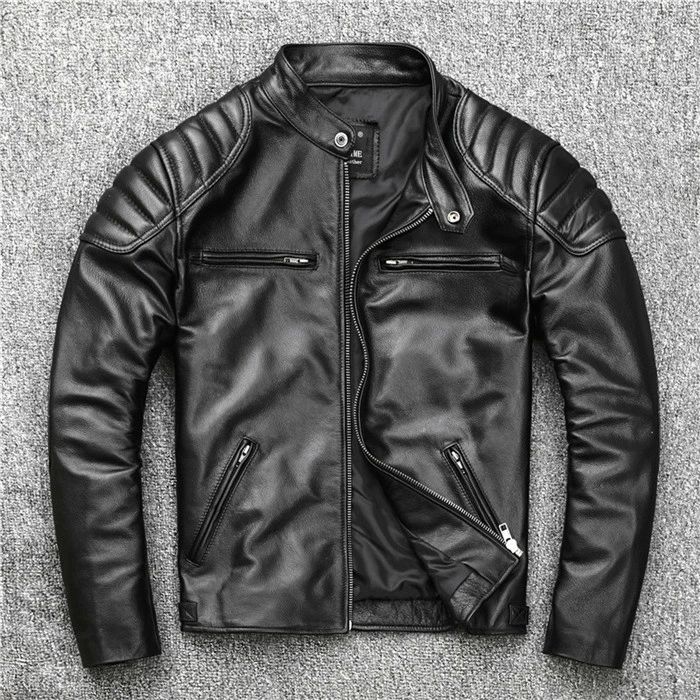 バイクジャケット 革ジャン 皮ジャン アウター ライダース ライダースジャケット バイク レザージャケット 本革 真革 牛革 牛レザー 防風 防寒 レザー お洒落 革ジャン メンズ 大きいサイズ