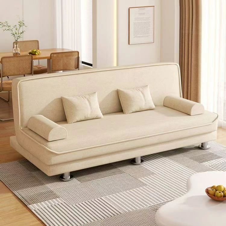 【多機能】 ソファベッド 折りたたみ 2人掛け 3人掛け (高品質ファブリック/幅120cm-170cm/グレー) [シングル/省スペース/リビング/一人暮らし/ワンルーム/北欧/モダン/おしゃれ/新生活/アパート]
