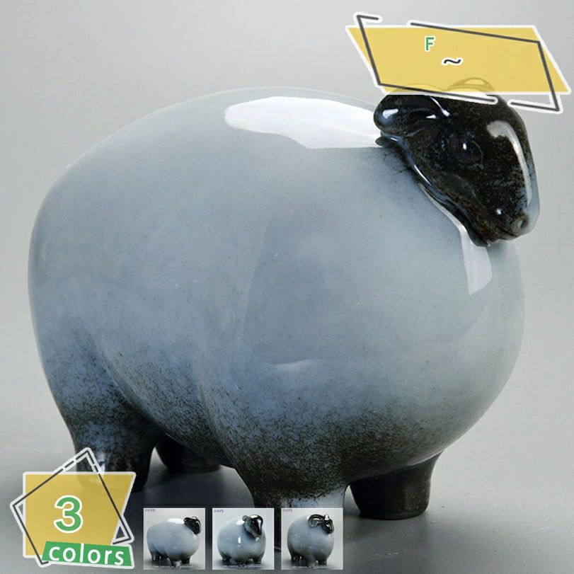 上品な置物 小さい 動物 ホームデコレーション キャット 陶器 オブジェ 置物 かわいい オブジェ 雑貨 羊 シンプル 可愛い雑貨 北欧の置物 おきもの 雰囲気up ひつじ 置き物 シップ 羊 雑貨 陶器 インテリアオブジェ 置物 ひつじ