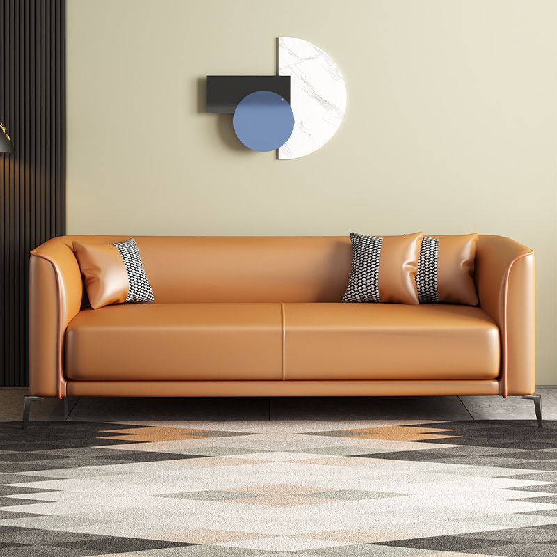 ソファー ソファ 2人掛け 3人掛け おしゃれ コンパクト [北欧風/モダン/シンプル] ローソファー リビングソファー 肘付き [ファブリック/レザー調] 一人暮らし ワンルーム 応接室 オフィス 事務所 接客 休息 待合室 ブラウン グレー 45,798円