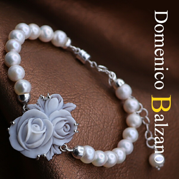 楽天市場】カメオブレスレット 小さなシェルカメオ9作品使用 女性人物